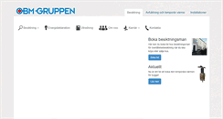 Desktop Screenshot of obmgruppen.se