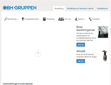 Tablet Screenshot of obmgruppen.se